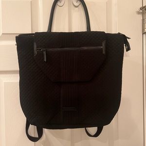 Vera Bradley change it up backpack Solid Black